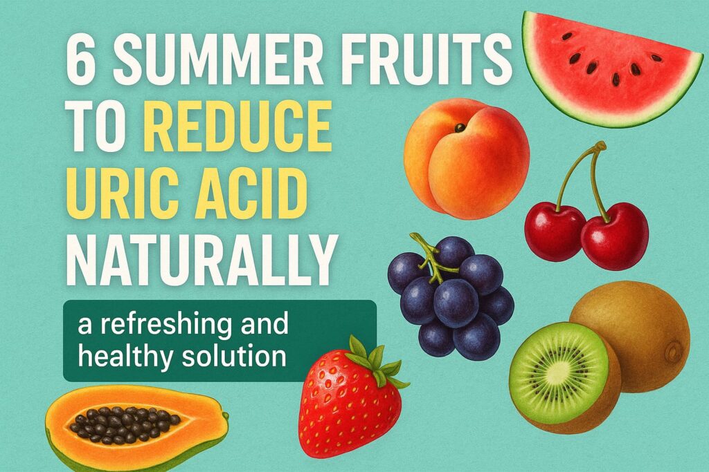 6 Summer Fruits to Reduce Uric Acid Naturally